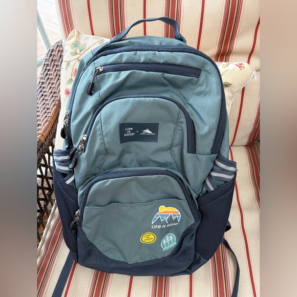 High Sierra + Life is Good Backpack - Picture 2 of 15